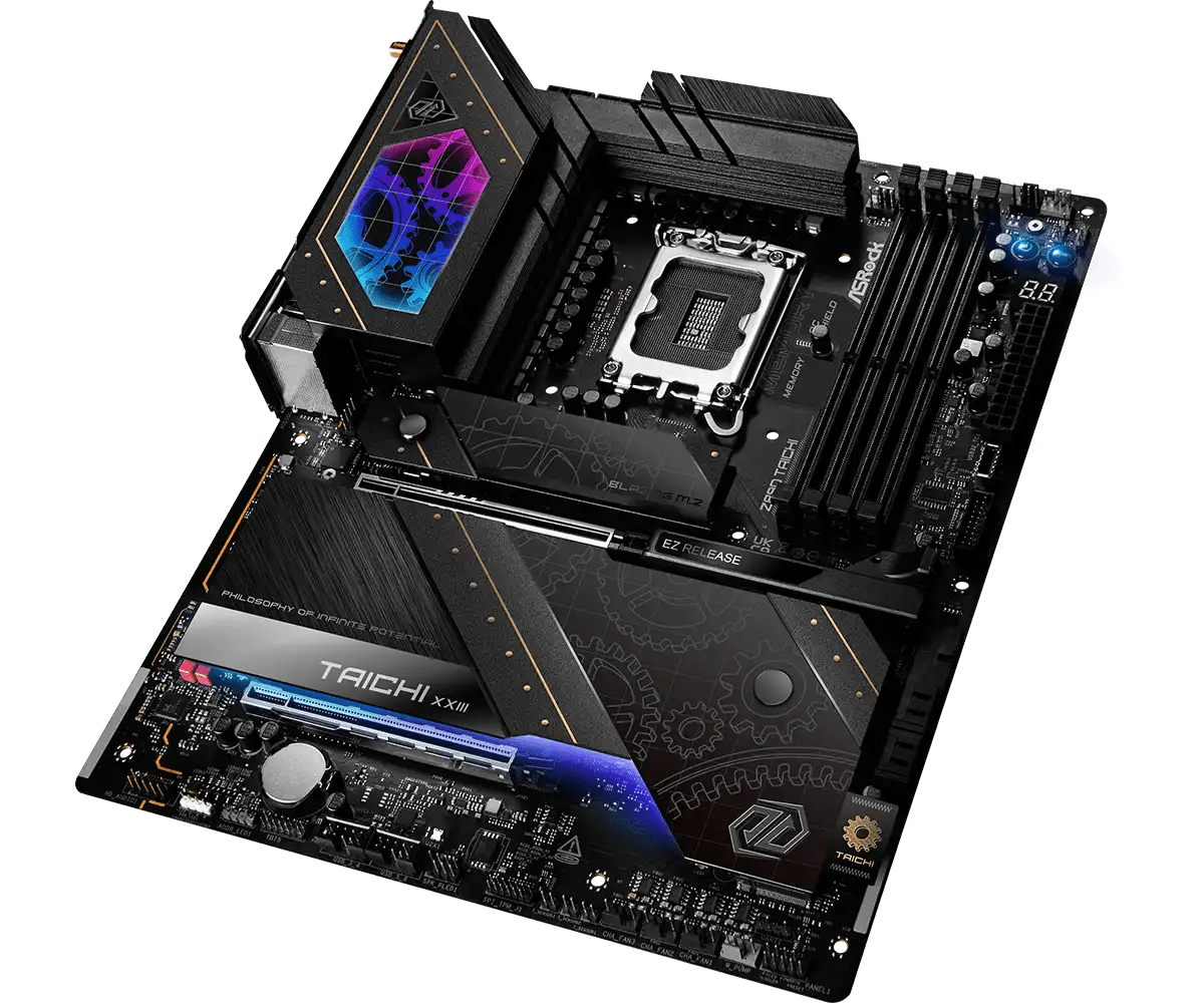 ASRock Z890 Taichi LGA1851 Socket Gaming Motherboard - Vektra Computers LLC ASRock Z890 Taichi LGA1851 Socket Gaming Motherboard - Vektra Computers LLC
